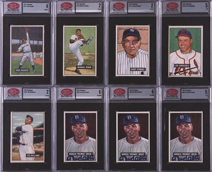 1951 Bowman Collection (159) Including Hall of Famers 